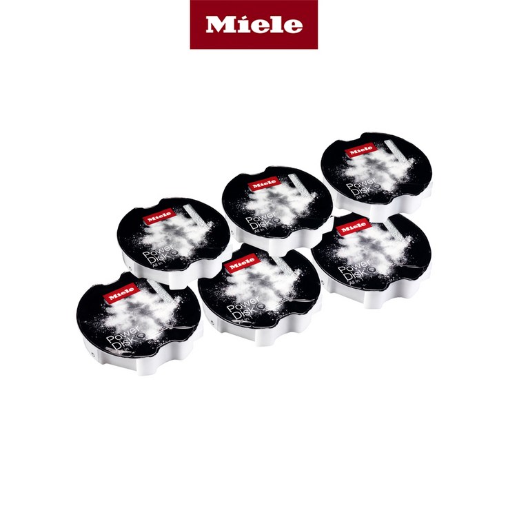 Miele 본사 밀레 파워디스크 Autodos 식기세척기 전용 세제 6개 세트