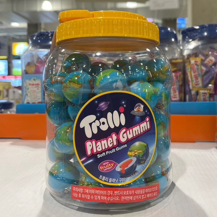 코스트코 Trolli 트롤리 지구젤리 ,플래닛 구미 1147g 18.8g X 61개입 ,스페인 코스트코 Trolli 트롤리 지구젤리 ,플래닛 구미 1147g 18.8g X 61개입 ,스페인