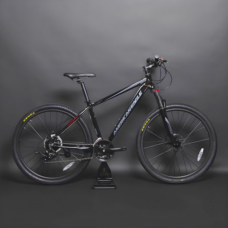 시마노24단 유압식 입문용 27.5인치 산악인증 MTB 자전거, 블랙그레이, 1개 시마노24단 유압식 입문용 27.5인치 산악인증 MTB 자전거, 블랙그레이, 1개