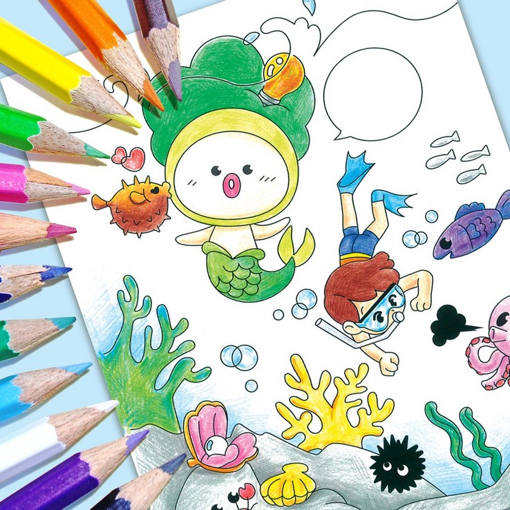 앤펀 어린이 창의팡팡 컬러링북  재미있는 소리와 함께하는 즐거운 색칠놀이, 창의력,집중력을 키우는 특별한 선물