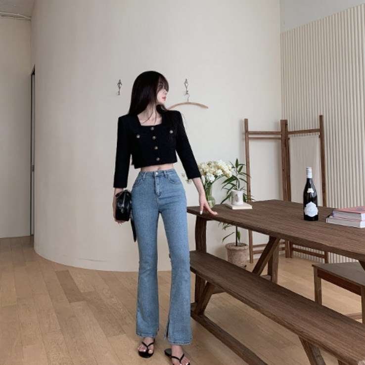 메이빈스코히 부츠컷 데님 팬츠