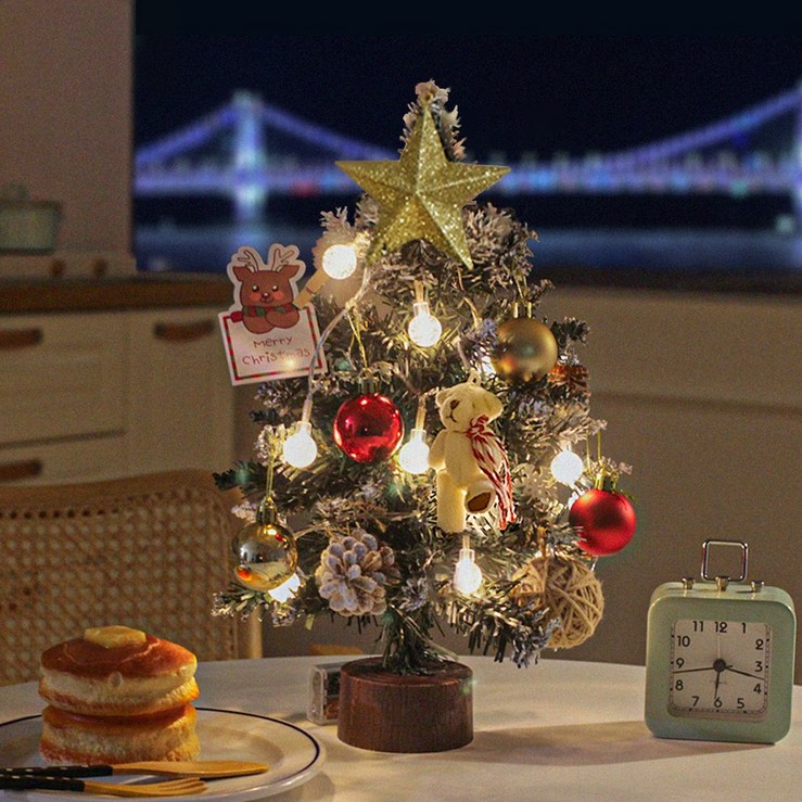 이플린 크리스마스 함박라떼 눈트리 풀세트 + 선물상자