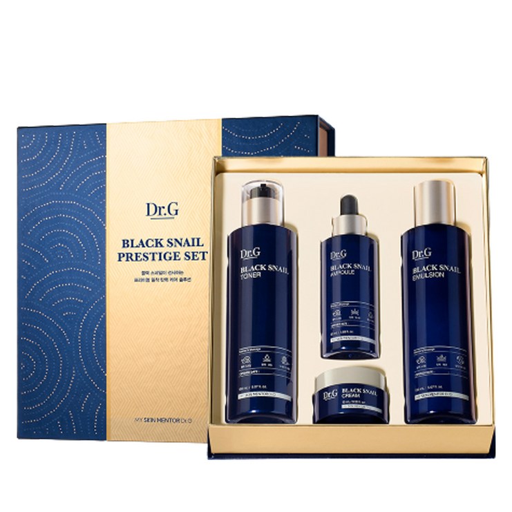 닥터지 블랙 스네일 프레스티지 토너 에멀전 앰플 크림 15ml 세트, 1세트 닥터지 블랙 스네일 프레스티지 토너 에멀전 앰플 크림 15ml 세트, 1세트