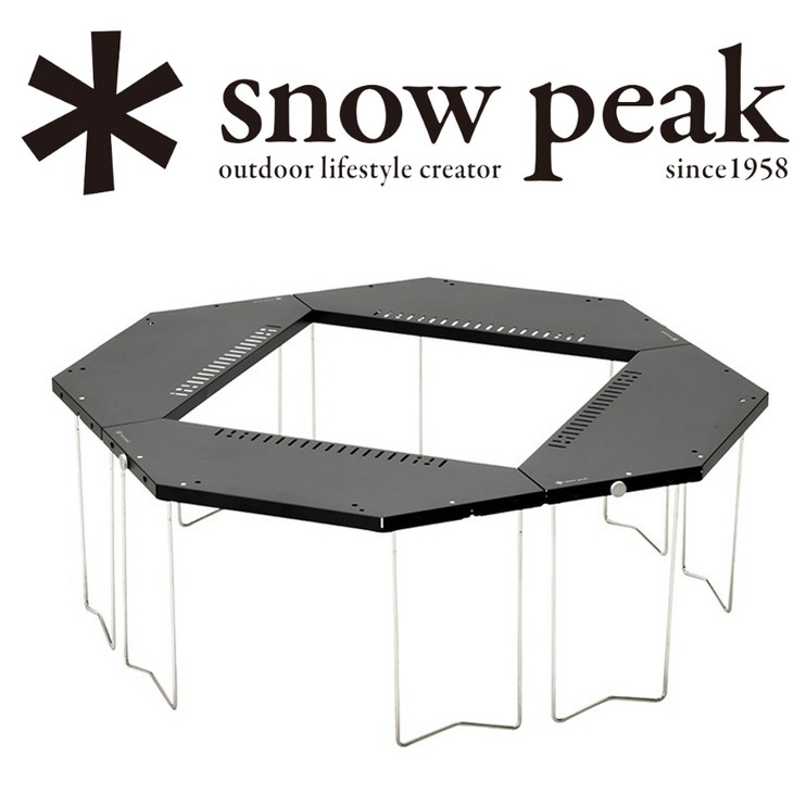스노우피크 지카로 테이블 블랙 한정 판매 FES-011 - 에잇폼