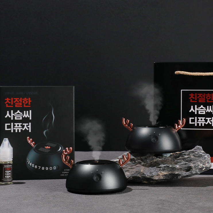 친절한 사슴씨 차량용 고급 디퓨져 블랙 친절한 사슴씨 차량용 고급 디퓨져 블랙