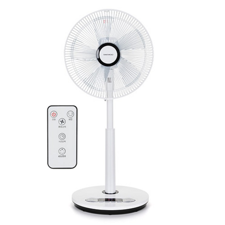 대우 초미세풍 발터치 리모컨 선풍기 DEFKL140C