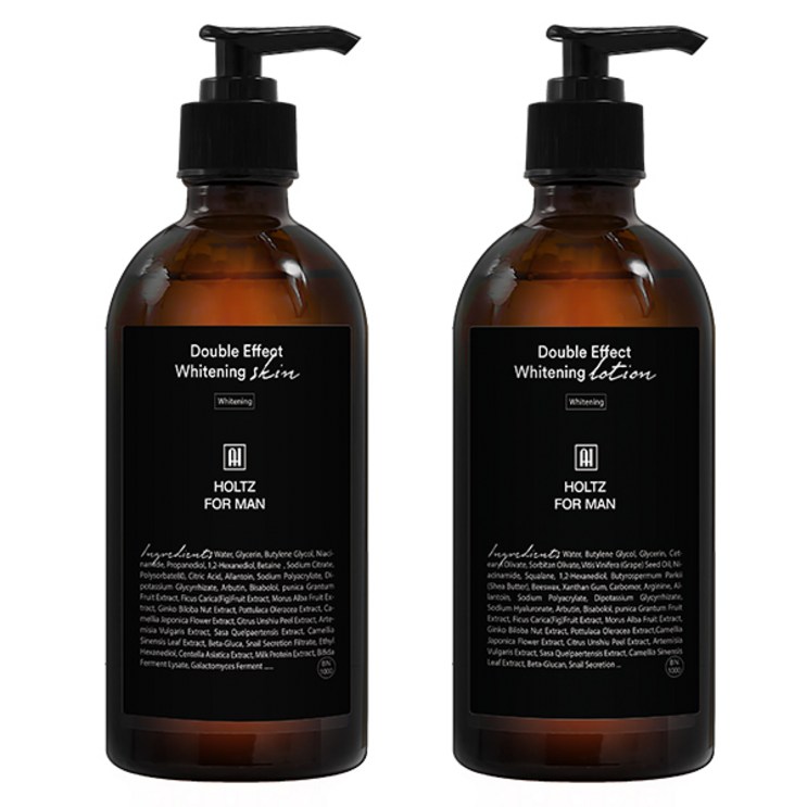 홀츠포맨 4배 더 강력한 미백 남자 스킨 로션 300ml 화이트닝 2종 세트 20대 30대 남성 화장품, 1세트 홀츠포맨 4배 더 강력한 미백 남자 스킨 로션 300ml 화이트닝 2종 세트 20대 30대 남성 화장품, 1세트