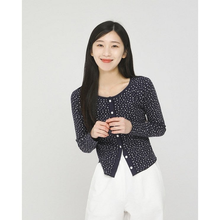 에밀리 잔꽃 라글란 가디건 에밀리 잔꽃 라글란 가디건