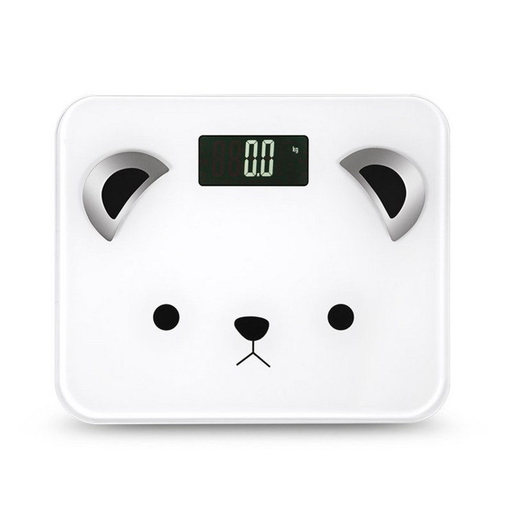 힐링큐 스마트 체중계 곰 HQS1000, HQS1000, 화이트 힐링큐 스마트 체중계 곰 HQS1000, HQS1000, 화이트