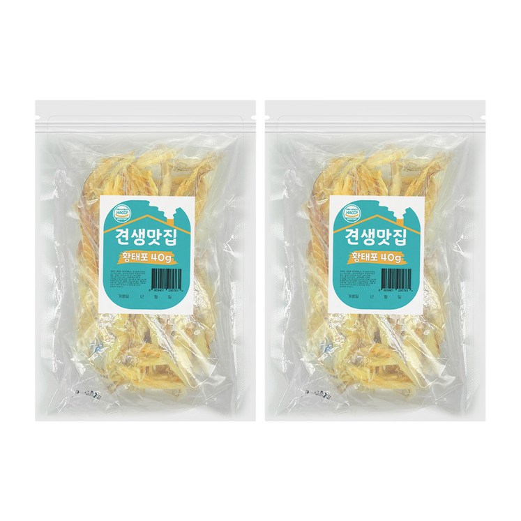 견생맛집 오븐에 구운 황태포 강아지 간식 40g