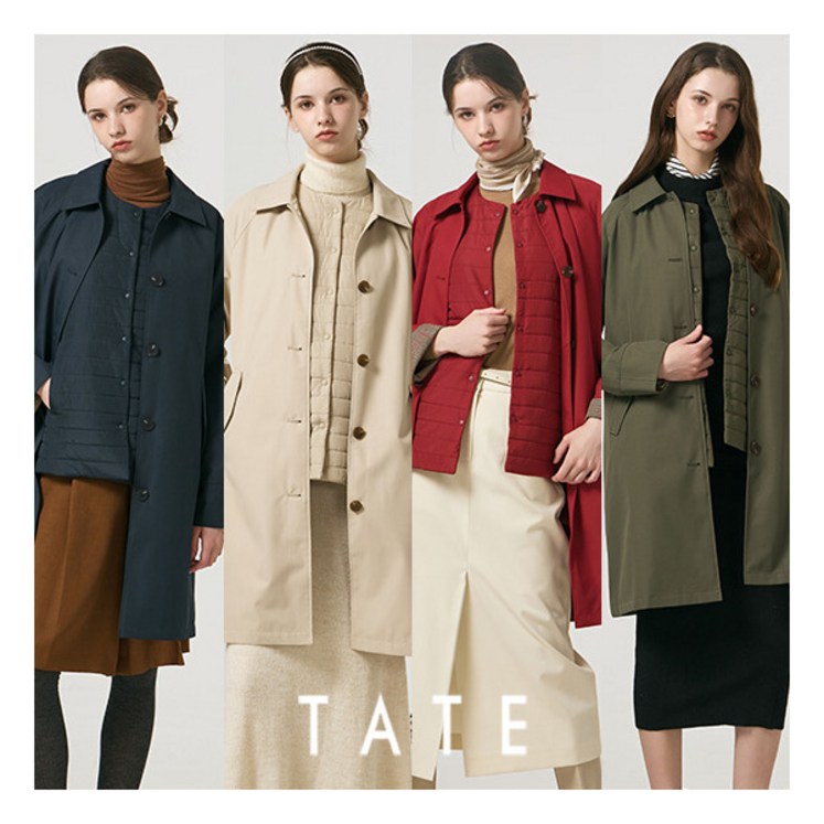 테이트 TATE 24FW 여성 맥코트 1종 퀼팅베스트 1종