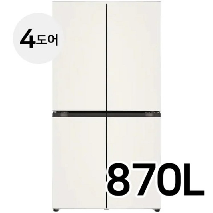 LG전자 LG 디오스 냉장고 T873MEE111 배송무료