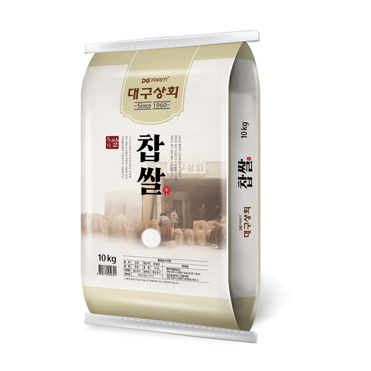 대구상회 국내산 찹쌀, 1개, 10kg 대구상회 국내산 찹쌀, 1개, 10kg