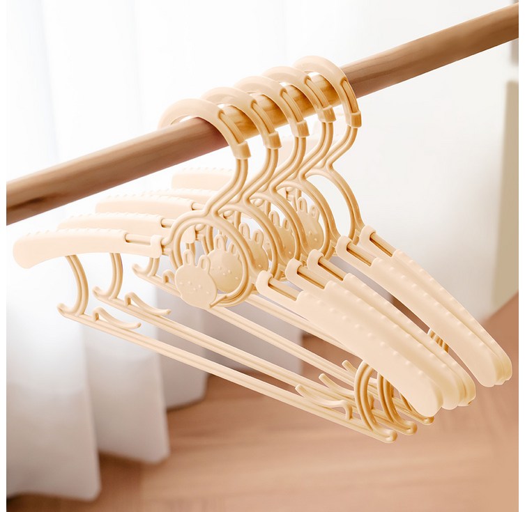 아띠래빗 유아 논슬립 길이조절 옷걸이, 샌드베이지, 20개