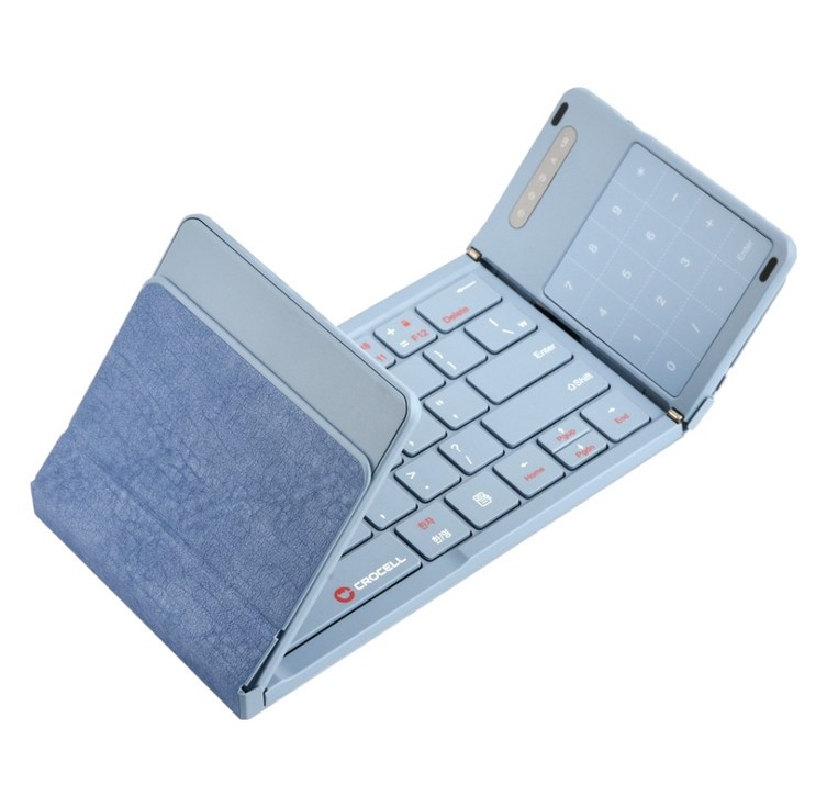 크로셀 블루투스 접이식 올인원 터치패드 숫자키패드 무선 키보드
