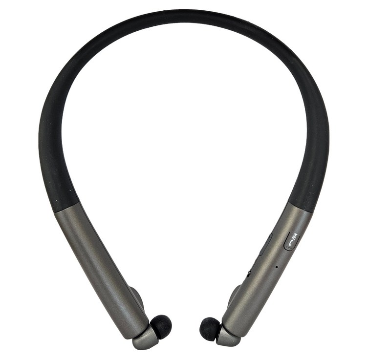 블루선 넥밴드 블루투스 이어폰, BLS3800, Black