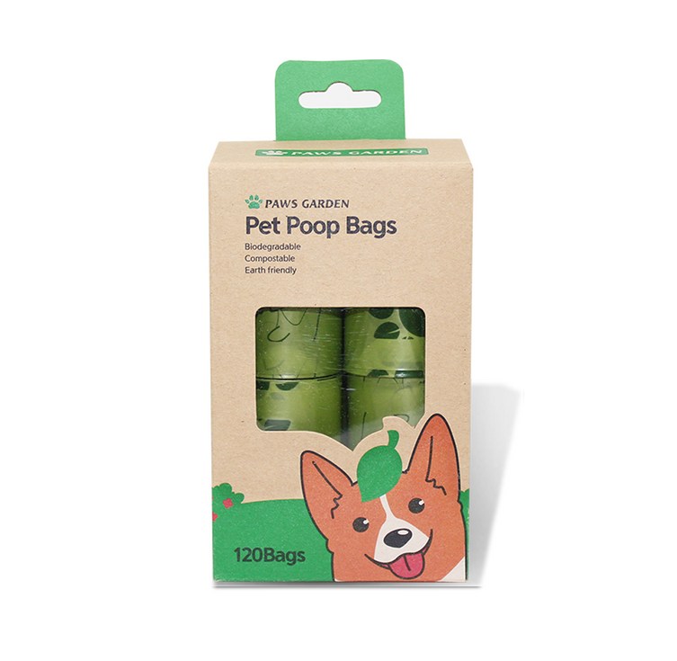 파우스가든 옥수수전분 생분해 강아지 배변봉투 120매