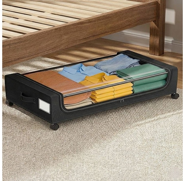 생활해랑 침대 밑 바퀴 수납함 언더베드 리빙박스