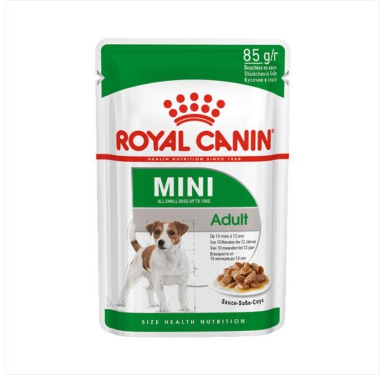 로얄캐닌 강아지 파우치 (85gx12ea) 1box 캔/파우치>>파우치
