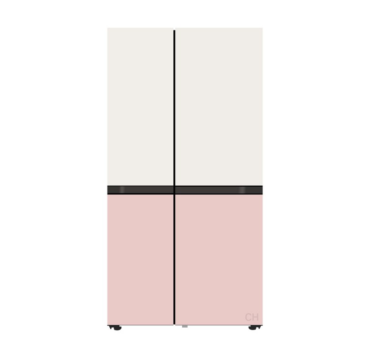 LG전자 정품판매점 디오스 오브제컬렉션 매직스페이스 양문형 냉장고 S834BP20