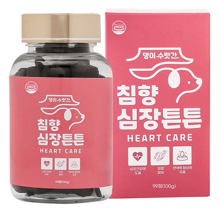 댕이수랏간 침향심장튼튼 강아지 심장영양제 100g