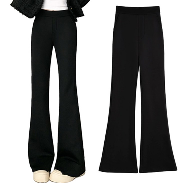 핑크셀럽 여성 밴딩 부츠컷 슬랙스 팬츠