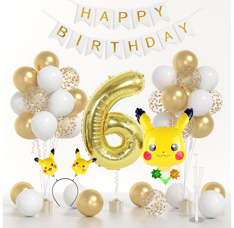 뷰라뷰 캐릭터 생일파티 풍선 세트