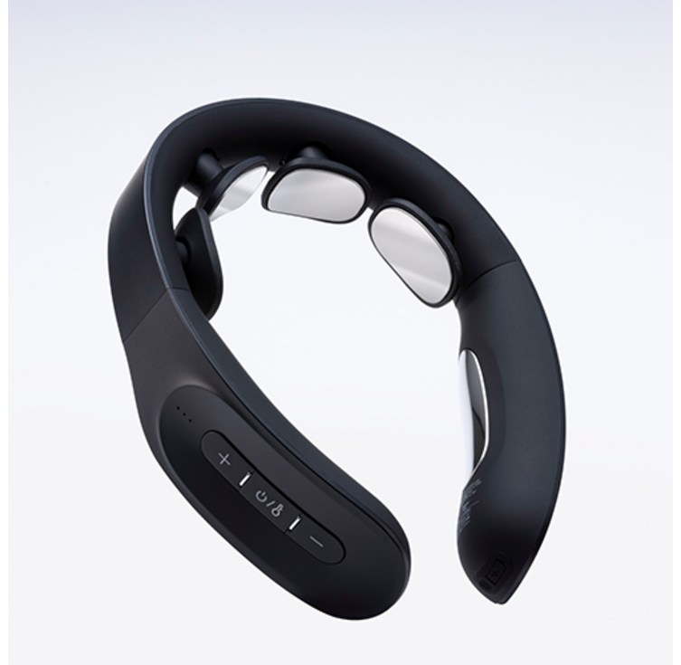 마이트렉스 DR.HEAT NECK 닥터 히트넥 360도 EMS 온열 휴대용 목 마사지기, Black, 1개