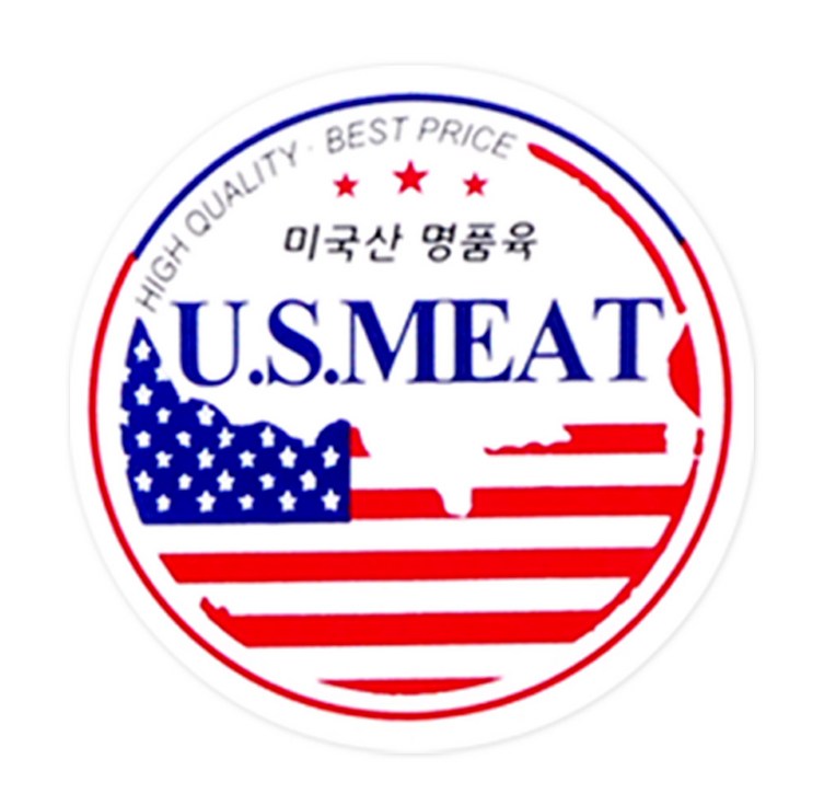 정육스티커 미국산 스티커 C02 1000매