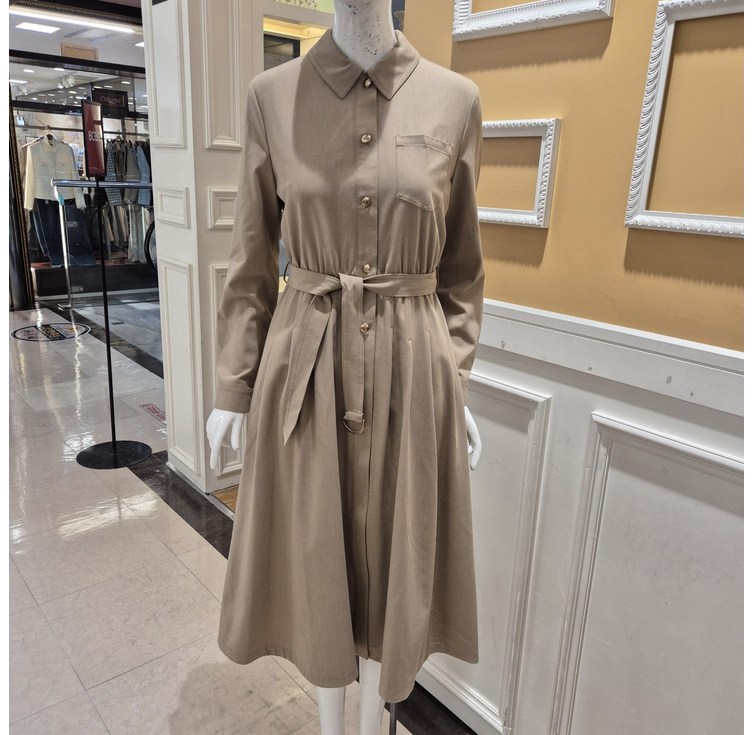 BCBG 올앤썬드리 겨울24 그레이트 원피스 A4W9O6012