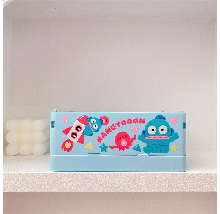 문구보따리 산리오 라부부 접이식 바구니 미니바구니 폴딩박스 보관함