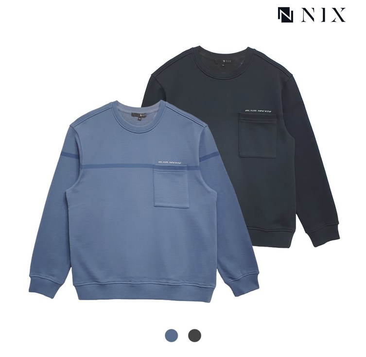 NIX유니 포켓 프린트 워싱 맨투맨 FNQSCTM771P NIX유니 포켓 프린트 워싱 맨투맨 FNQSCTM771P