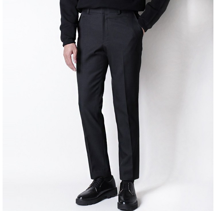 디아웃핏 남성 프리미엄 겨울 기모 히든밴딩 울 슬랙스 빅사이즈 정장바지 구김없는 링클프리 스판 팬츠