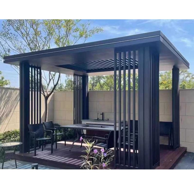 재롬 야외 고즈넉한 테라스 대형 원두막 정자