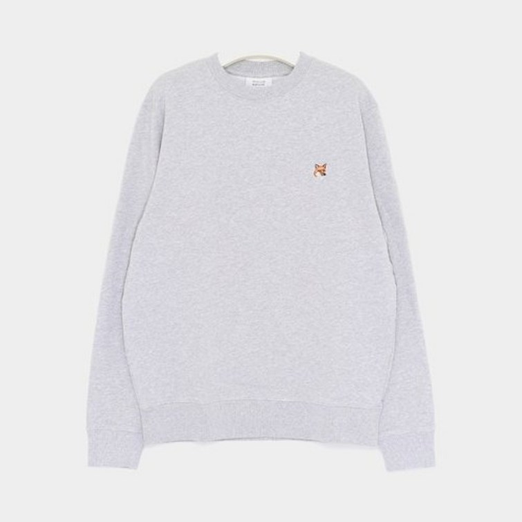 메종키츠네 24FW 헤드폭스 패치로고 스웨트 남성 맨투맨 LM00301KM0001 P199