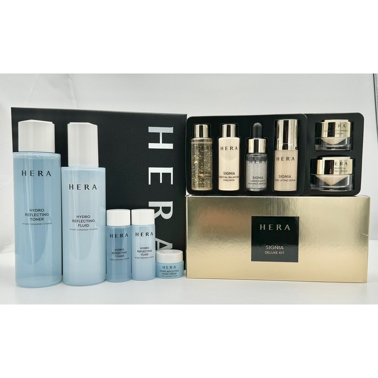 HERA 헤라 리플렉팅 2종 세트헤라 디럭스 6종 키트 증정 선물포장쇼핑백 HERA 헤라 리플렉팅 2종 세트헤라 디럭스 6종 키트 증정 선물포장쇼핑백
