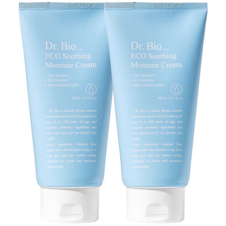 닥터바이오 에코 수딩 수분크림, 300ml, 2개 닥터바이오 에코 수딩 수분크림, 300ml, 2개