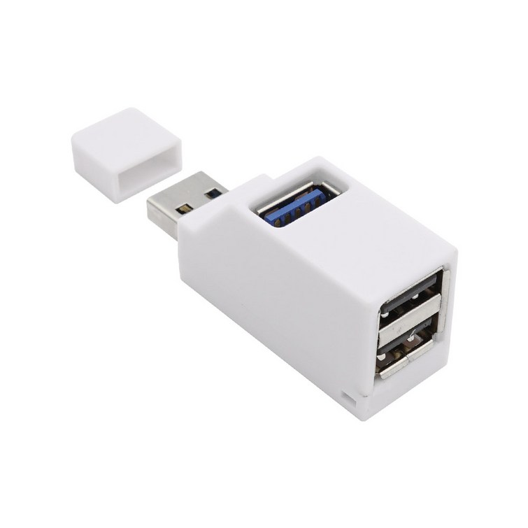 IH425 3포트 USB 허브 USB3.0 1P  USB 2.0 2P 화이트
